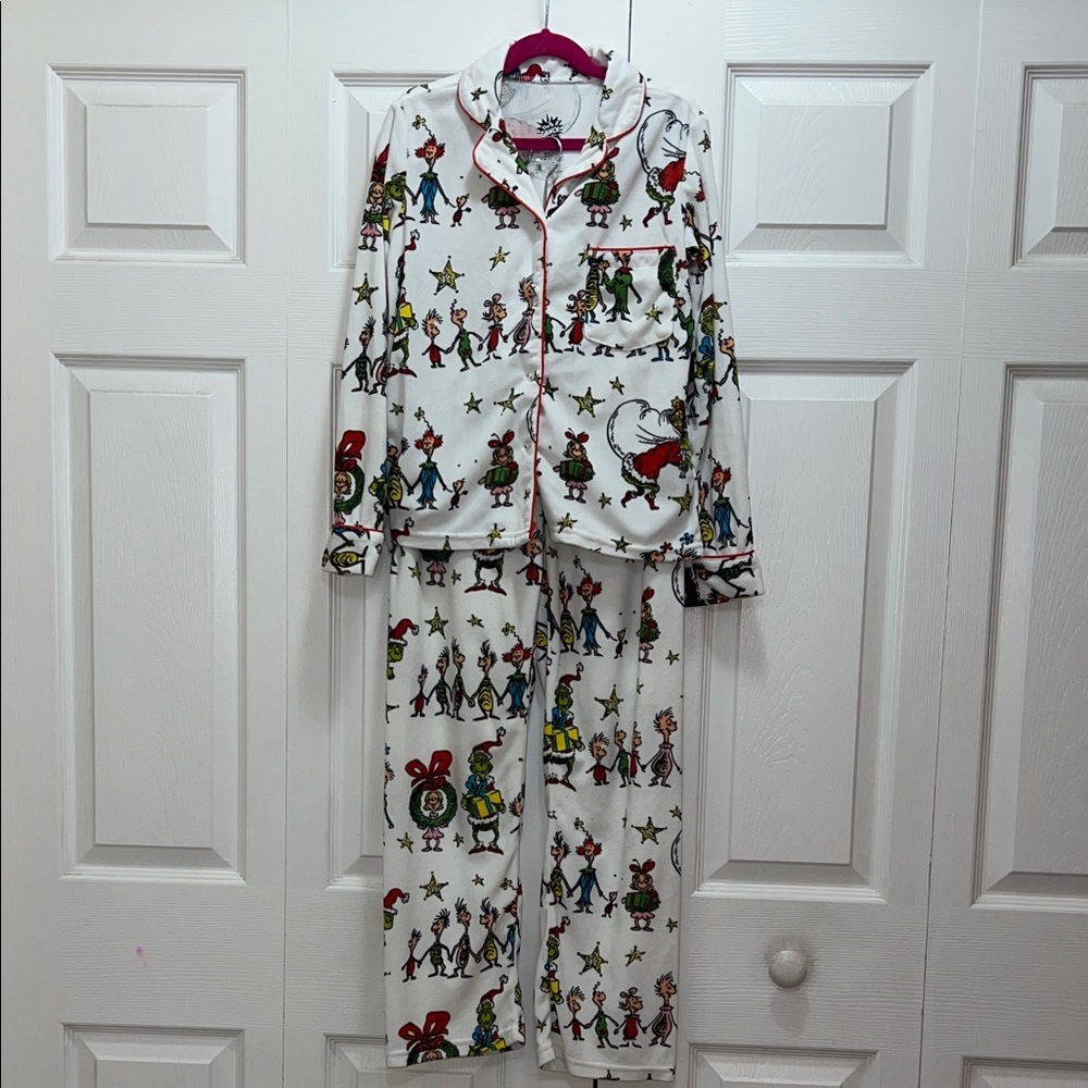 Kids Holiday Character Pajama Set - White